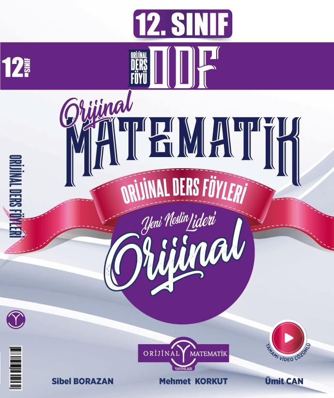 2027 Orijinal Yayınları 12.Sınıf Matematik Odf -Kdt Fasikül Seti
