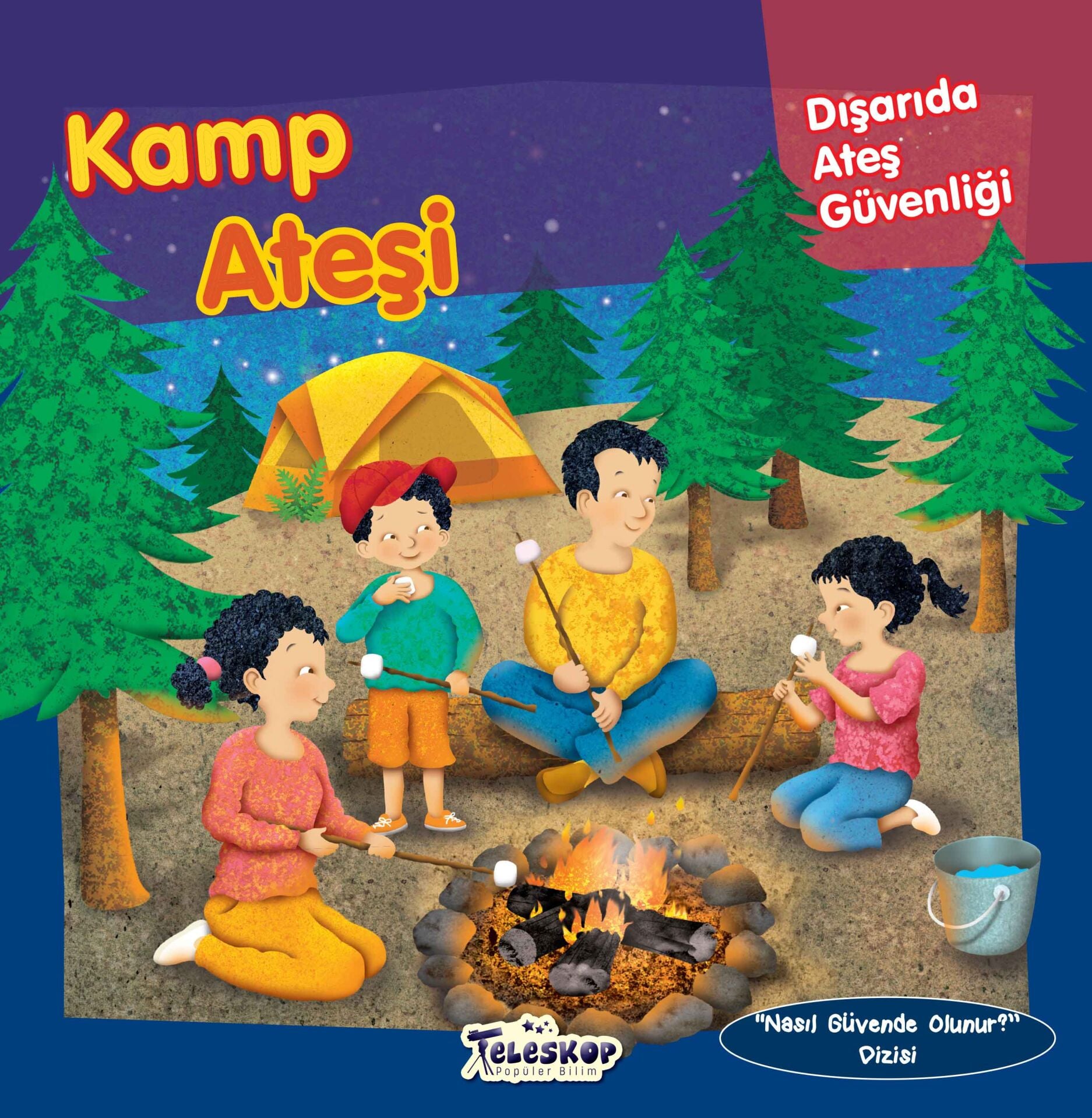 Teleskop Kamp Ateşi  Dışarıda Ateş Güvenliği