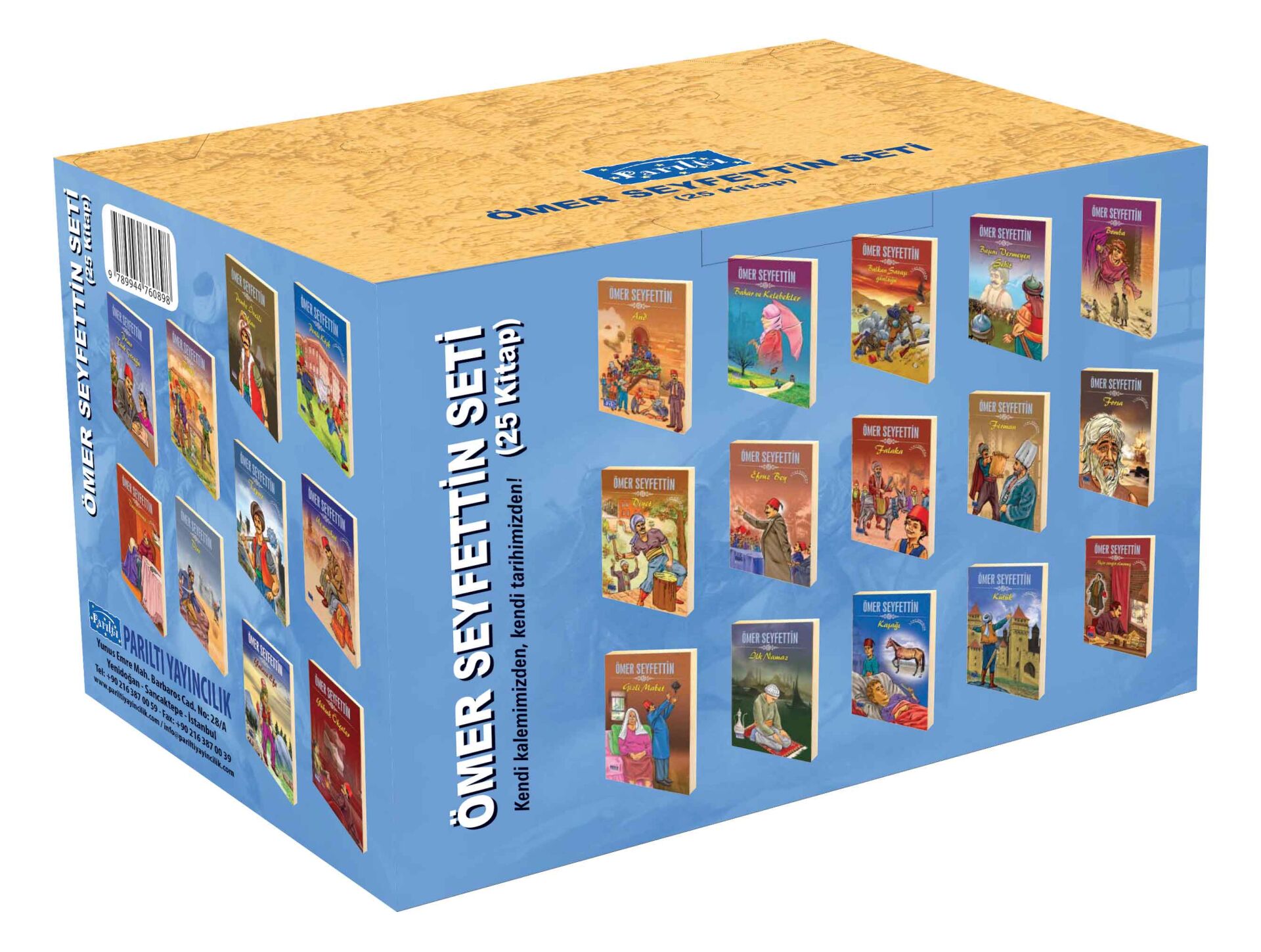 Parıltı Yayıncılık Ömer Seyfettin Dizisi 25 Kitap Kutulu
