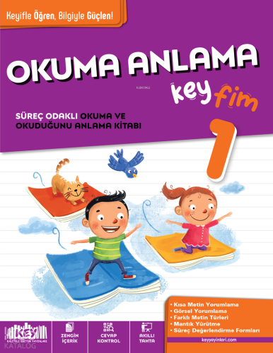 Kaliteli Eğitim Yayınları 1.Sınıf Okuma Anlama Keyfim