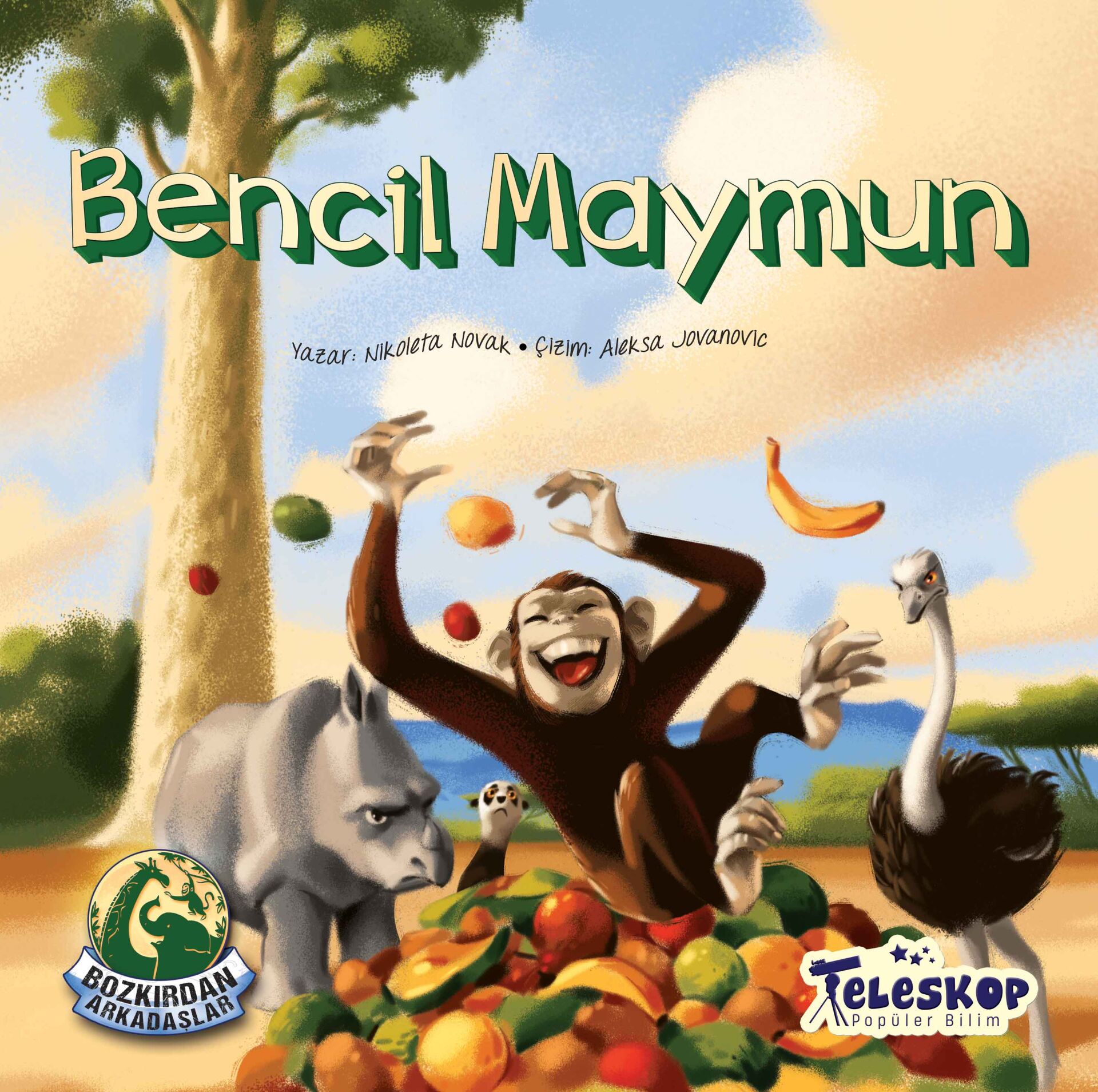 Teleskop Bozkırdan Arkadaşlar Bencil Maymun