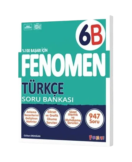 2026 Fenomen Yayıncılık 6.Sınıf Türkçe Soru Bankası (B)