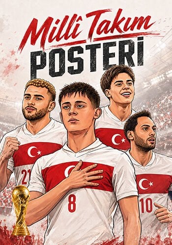 Pinokyo Yayınları Milli Takım Posteri Kitabı