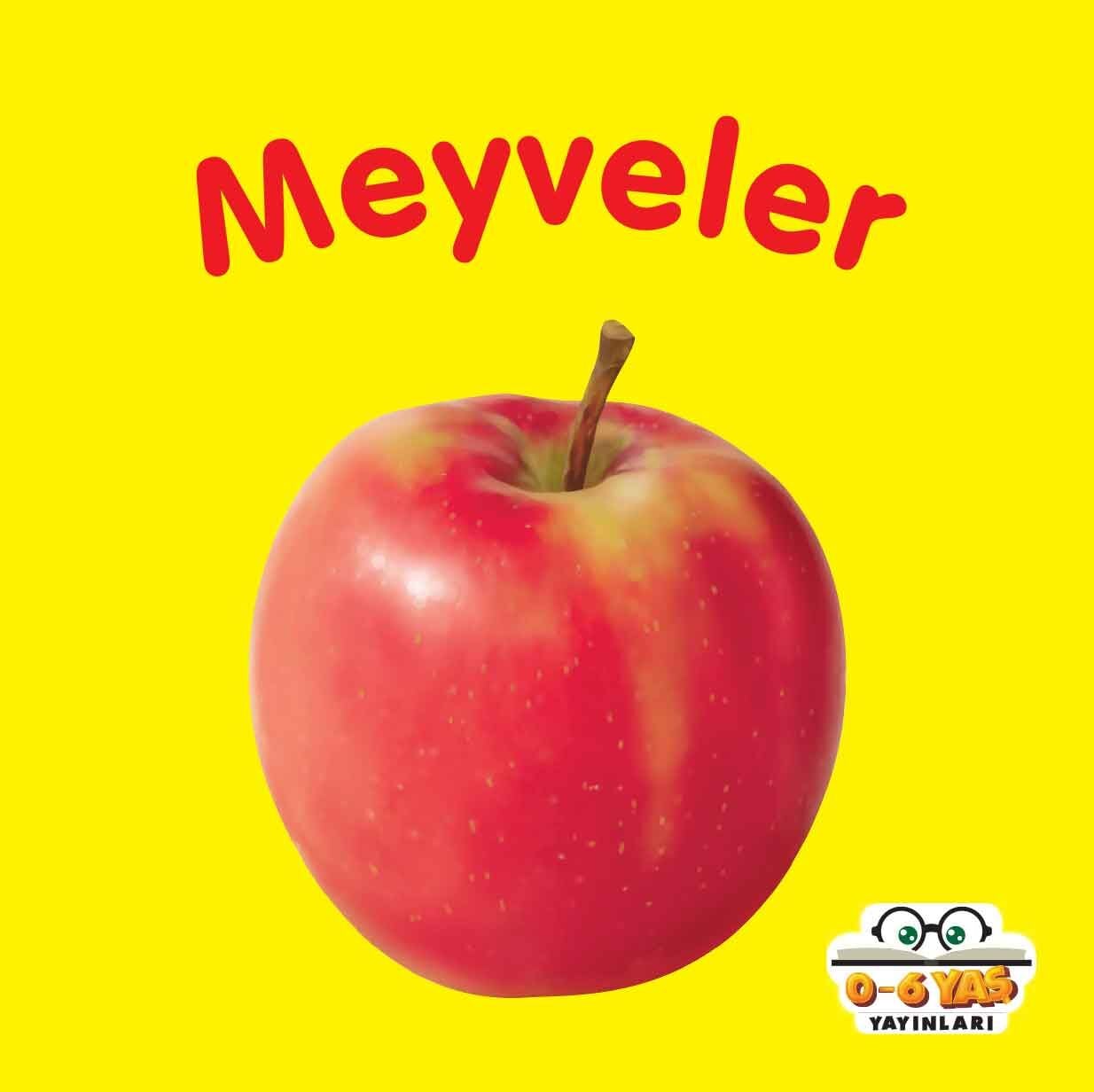 0-6 Yaş Yayınları Mini Karton Kitaplar Meyveler