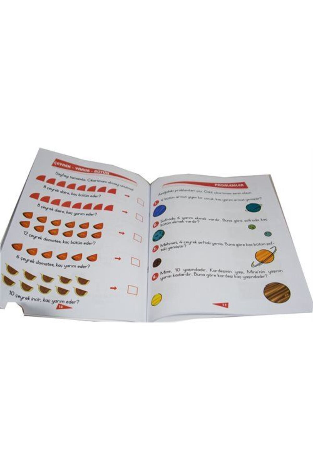 Limon Kıds Ilkokul Eğlenceli Temel Matematik Seti 7 Yaş (6 KİTAP SET) & Ödül Çıkartmalarıyla