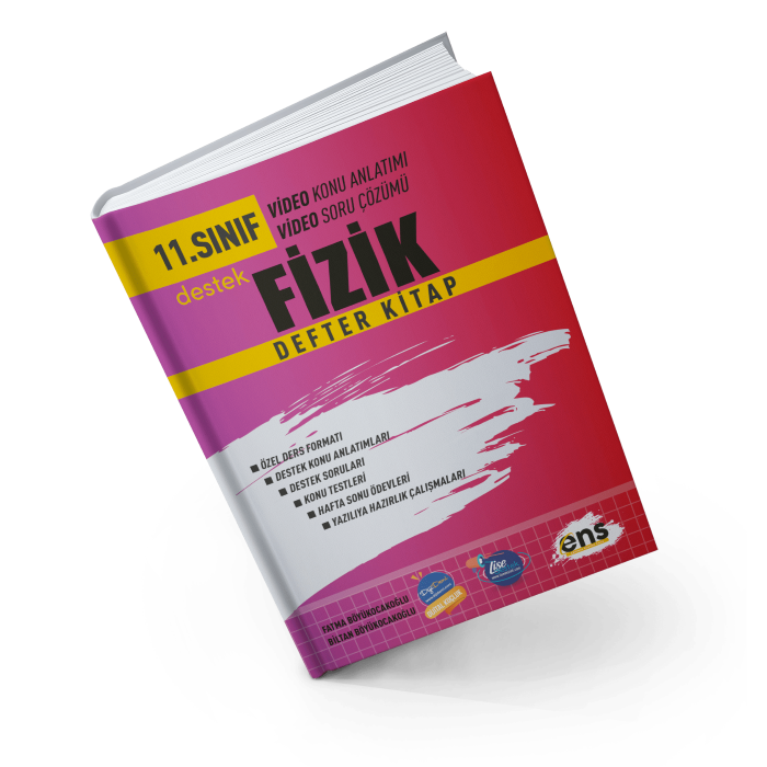 Ens Destek Yayınları 11.Sınıf Fizik Defter Kitap