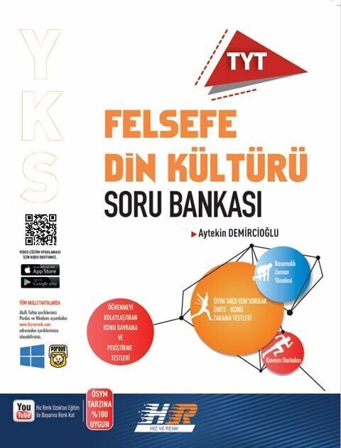 2027 Hız Ve Renk Yayınları Tyt Felsefe Din Kültürü Soru Bankası