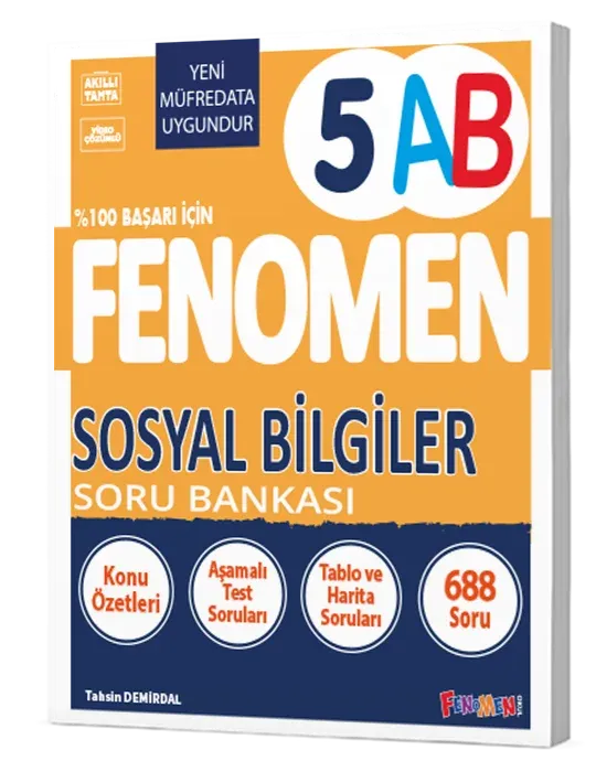 2026 Fenomen Yayıncılık 5.Sınıf Sosyal Bilgiler A-B Soru Bankası