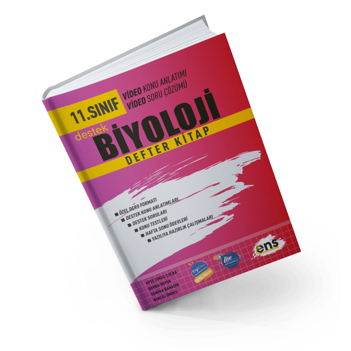 Ens Destek Yayınları 11.Sınıf Biyoloji Defter Kitap