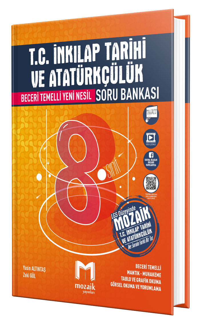 2027 Mozaik Yayınları 8.Sınıf T.C İnkılap Tarihi ve Atatürkçülük Soru Bankası