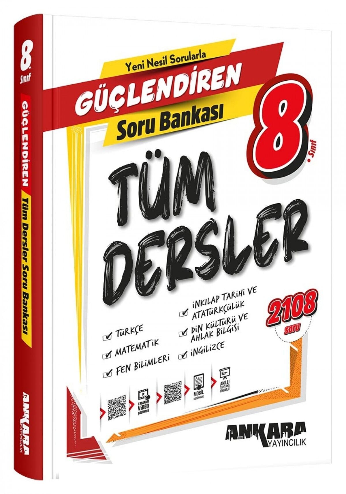 Ankara Yayıncılık 8. Sınıf Tüm Dersler Soru Bankası 2026