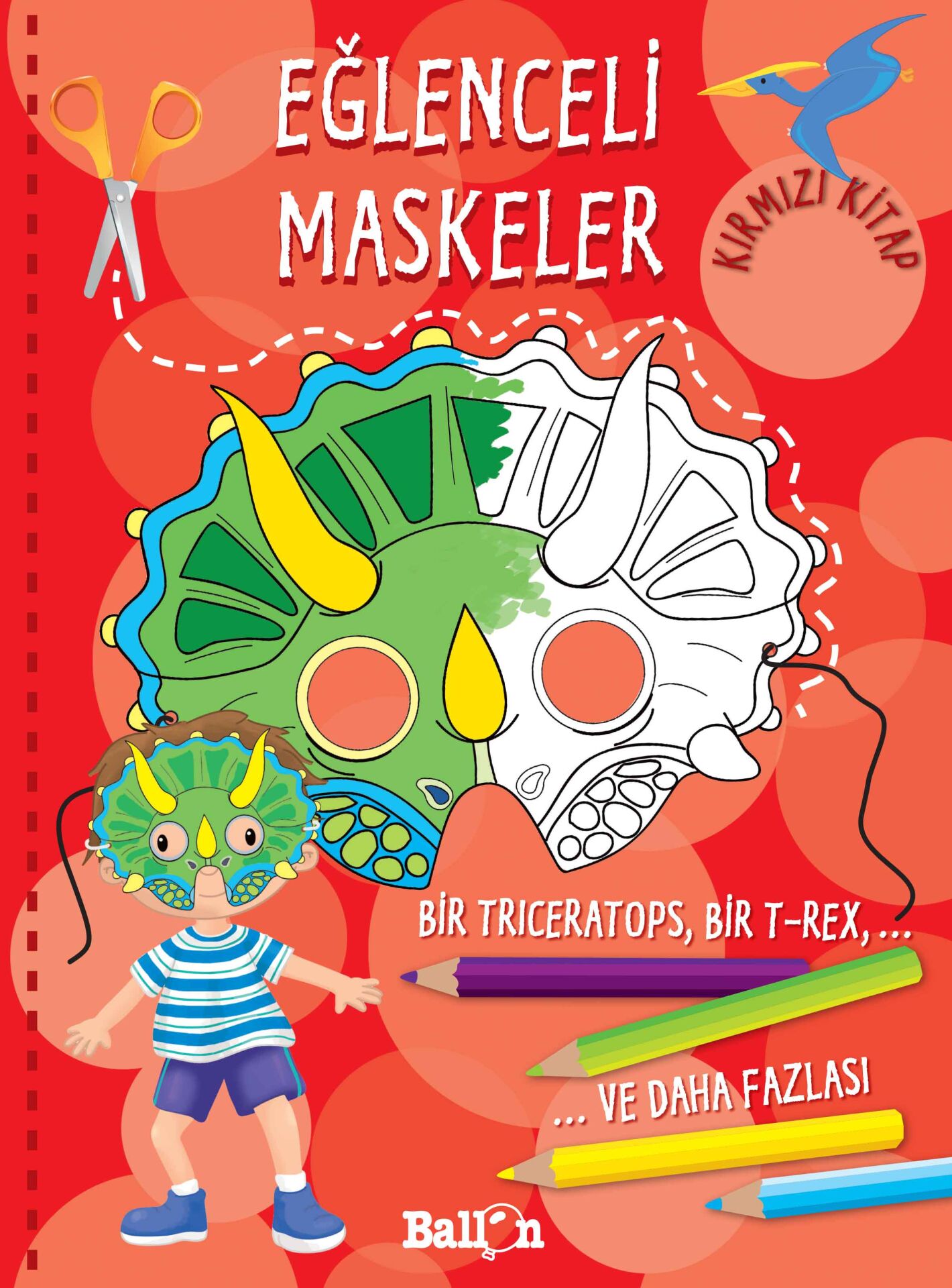 Parıltı Yayıncılık Eğlenceli Maskeler Kırmızı Kitap