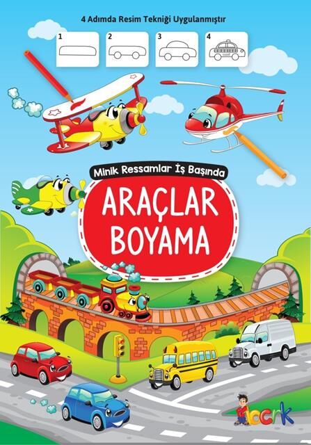 Bıcırık Yayınları Minik Ressam İş Başında - Araçlar Boyama