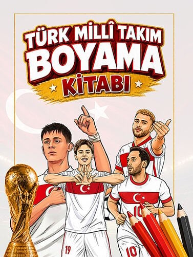 Pinokyo Yayınları Türk Milli Takım Boyama Kitabı
