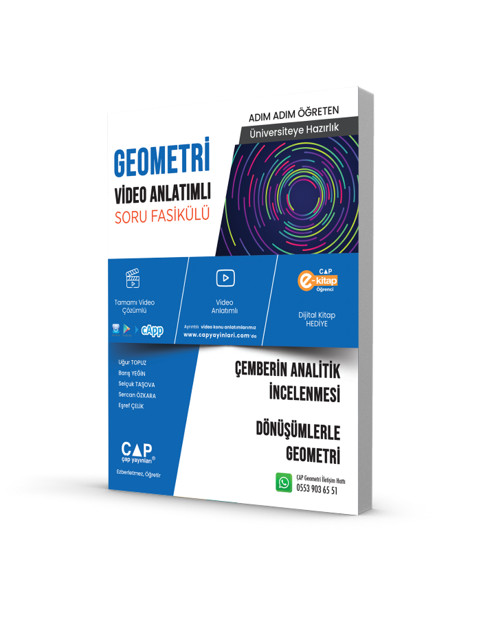 Çap Yayınları Geometri Çemberin Analitik İncelenmesi Dönüşümlerle Geometri