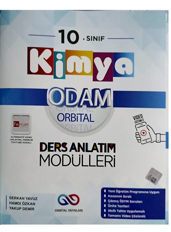 Orbital Yayınları 10.Sınıf Odam Ders Anlatım Modülleri Kimya Seti