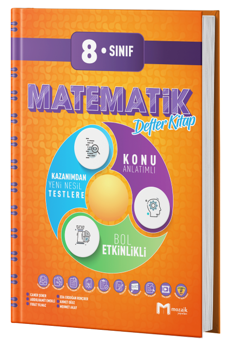 2026 Mozaik Yayınları 8.Sınıf Matematik Defter Kitap