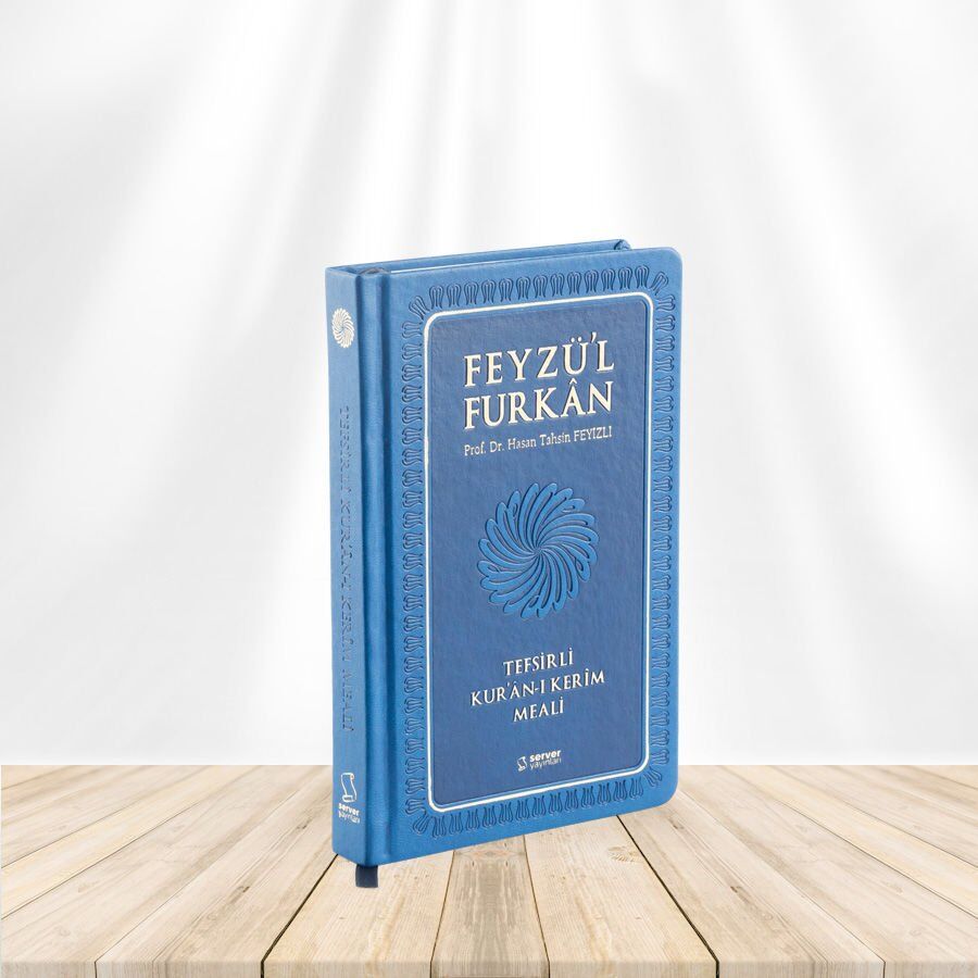 Feyzü'L Furkan Tefsirli Kur'An-I Kerim Meali (Orta Boy-Metinsiz) Lacivert Kod 428 & Sadece Meal