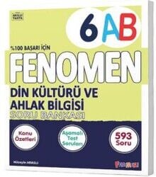 2026 Fenomen Yayıncılık 6.Sınıf Din Kültürü Ve Ahlak Bilgisi Konu Özetli Soru Bankası (A-B)