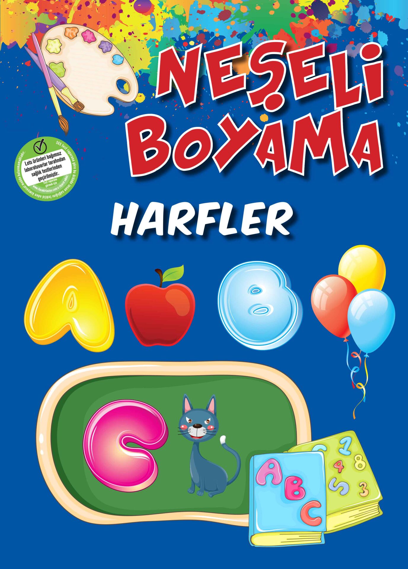 Parıltı Yayıncılık Neşeli Boyama Harfler