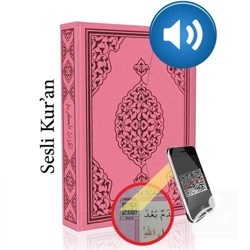 Merve Yayınları Hafız Boy Kuranı Kerim Bilgisayar Hatlı Hafız Boy Pembe Renk