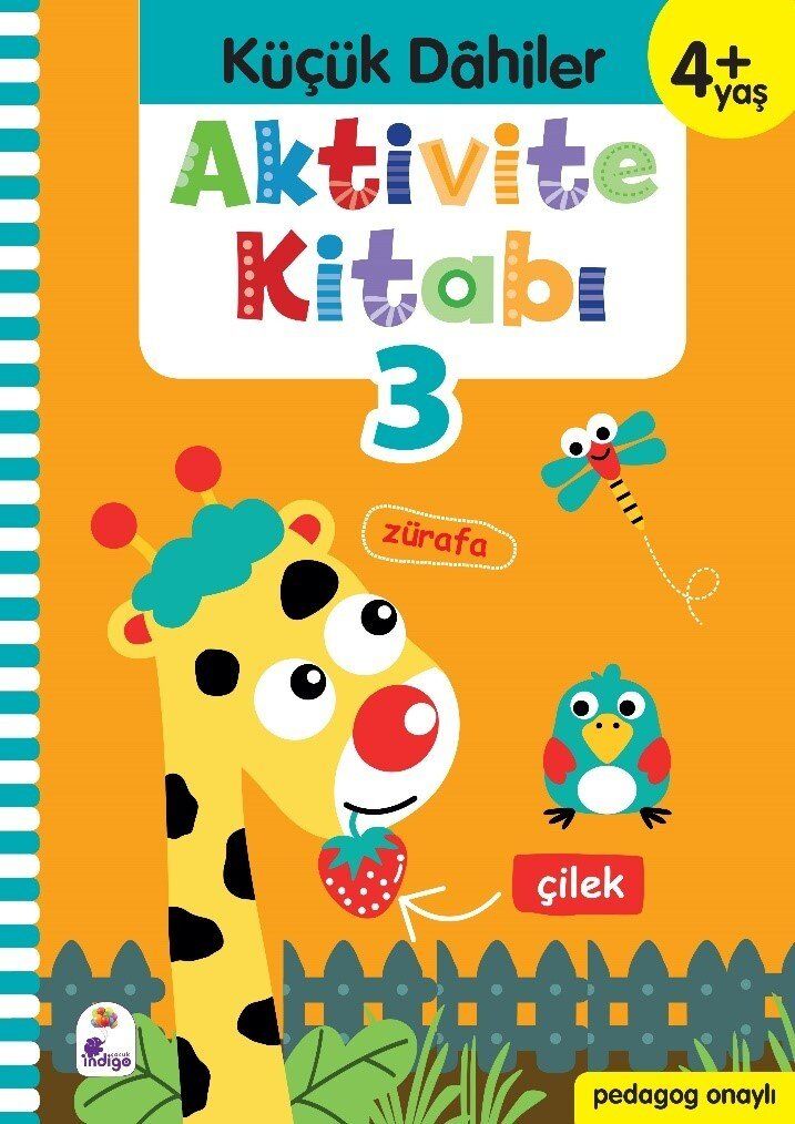 Küçük Dahiler Aktivite Kitabı 3 – 4+ Yaş (Pedagog Onaylı)