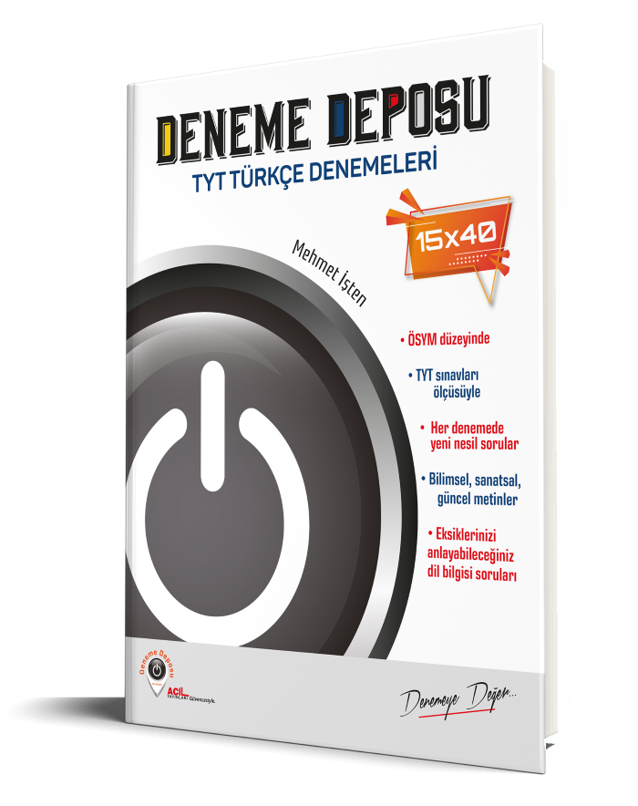 Deneme Deposu Tyt Türkçe Denemeleri 15x40 2026