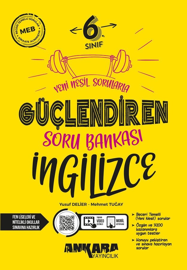 2026 Ankara Yayıncılık 6. Sınıf Güçlendiren İngilizce Soru Bankası