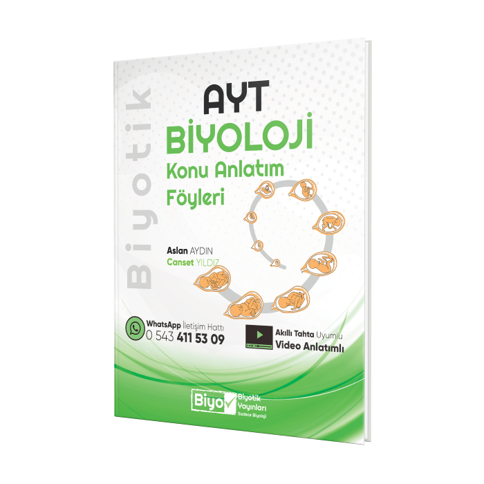 2027 Biyotik Yayınları Ayt Biyoloji Konu Anlatım Föyleri