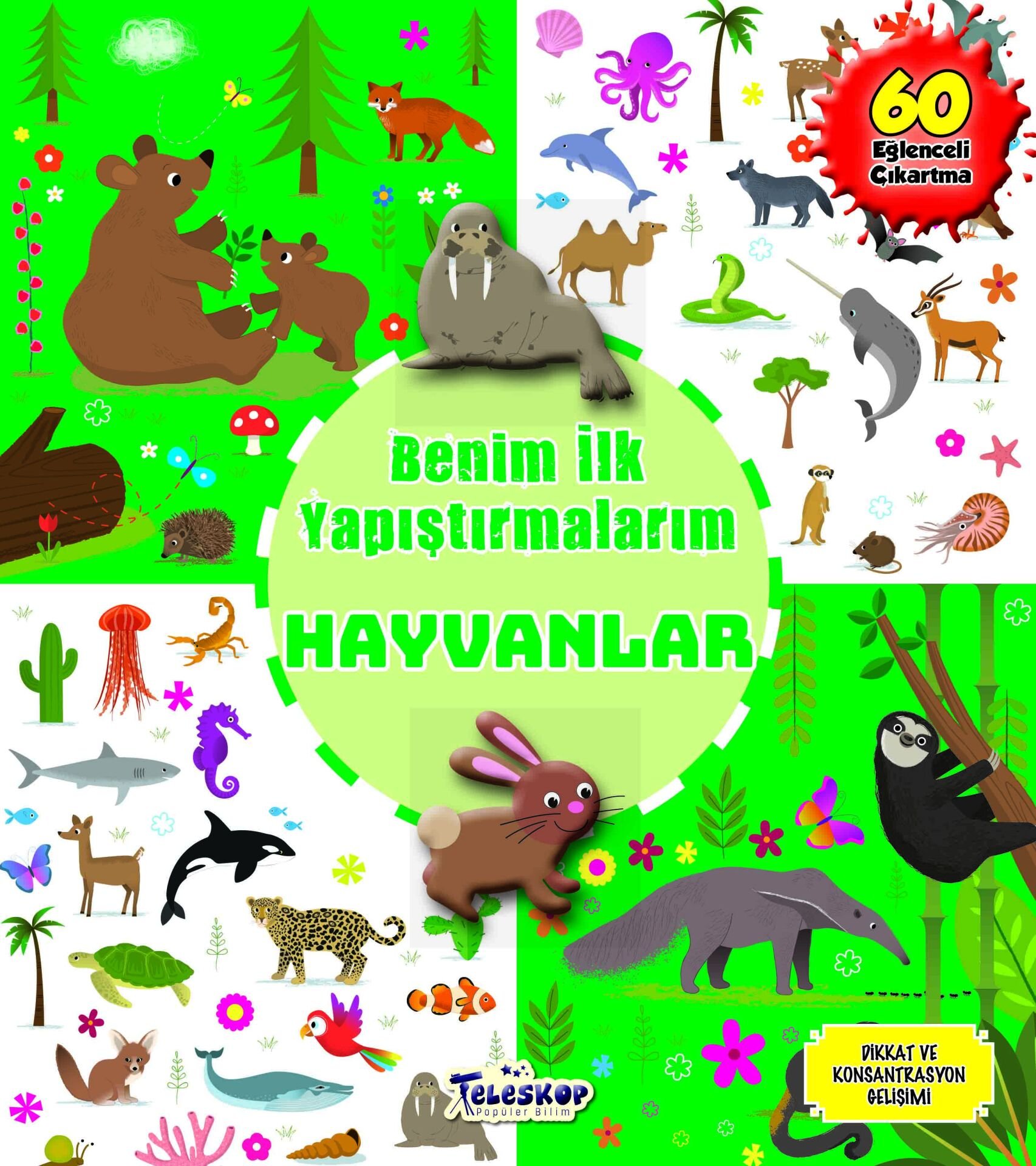 Teleskop Benim İlk Yapıştırmalarım Hayvanlar