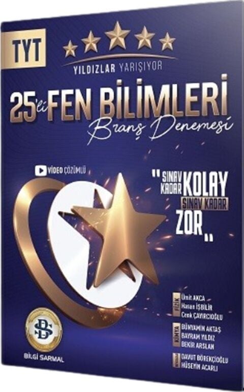 Bilgi Sarmal Tyt Fen Bilimleri Yıldızlar Yarışıyor 25 Li Branş Denemesi 2026
