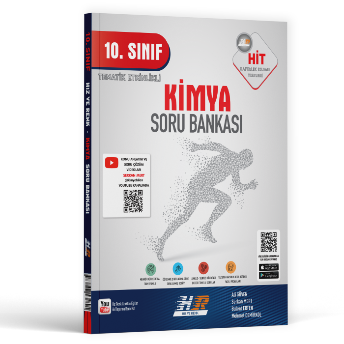 2027 Hız ve Renk Yayınları 10.Sınıf Kimya Soru Bankası