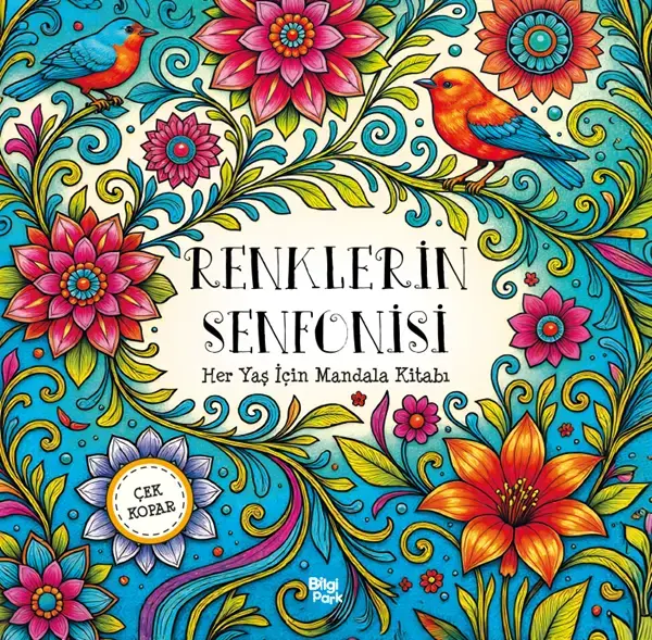 Bilgipark Yayınları Her Yaş İçin Mandala - Renklerin Senfonisi - Çek Kopar