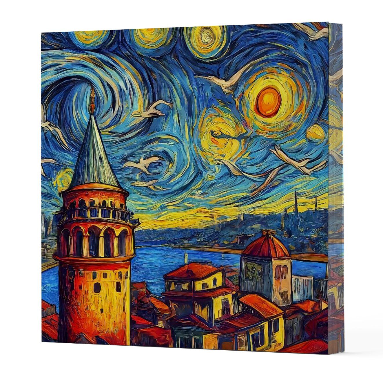 Vivago Art Van Gogh 5 Galata - Defter 15x15 Cm