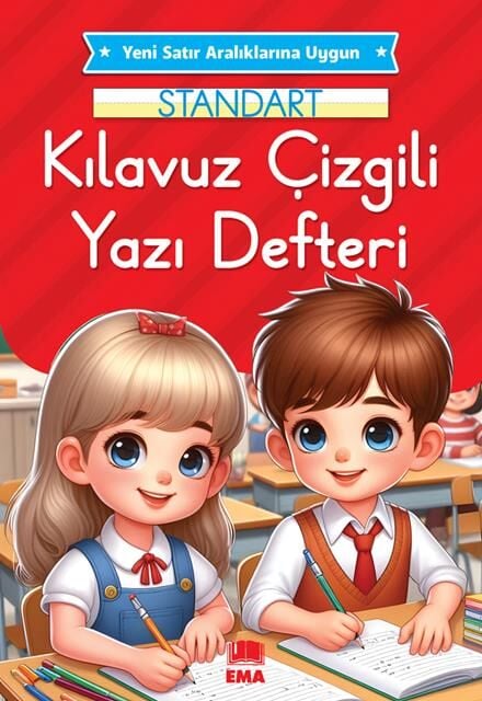 2027 Ema Kitap Kılavuz Çizgili Yazı Defteri (17*24 Ebat)
