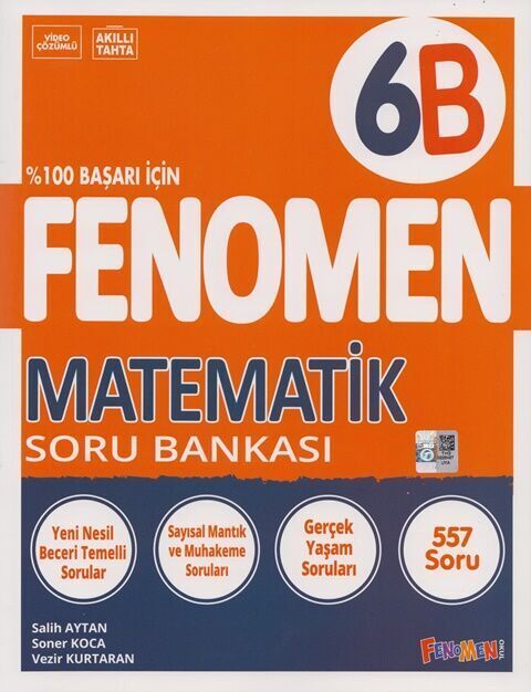 2026 Fenomen 6.Sınıf Matematik Soru Bankası (B)