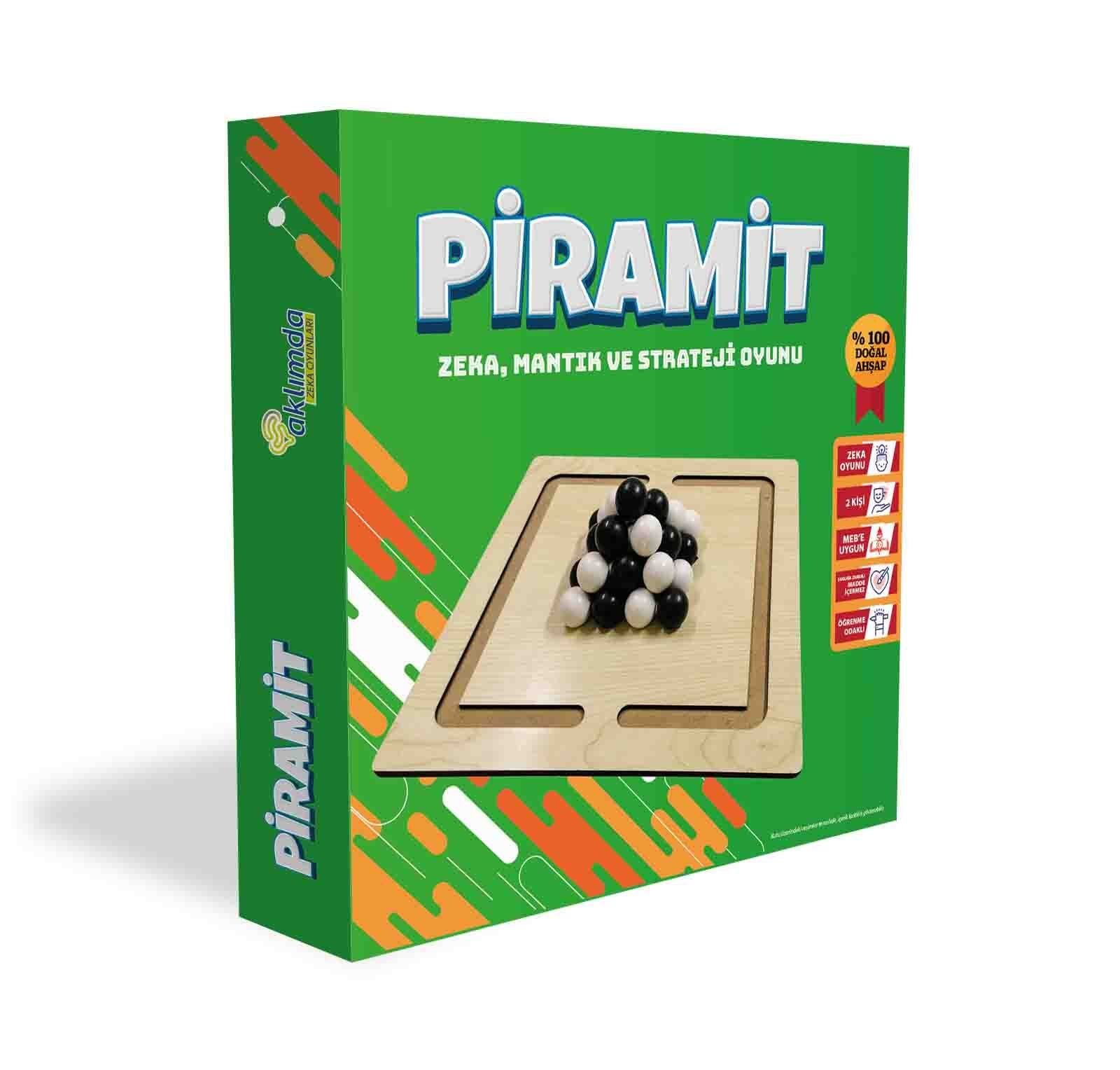 Aklımda Zeka Oyunları Piramit Ahşap