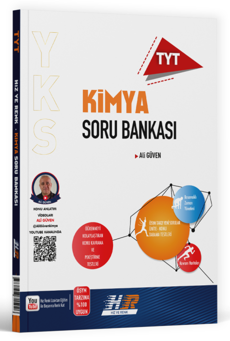 2027 Hız ve Renk Yayınları Tyt Kimya Soru Bankası