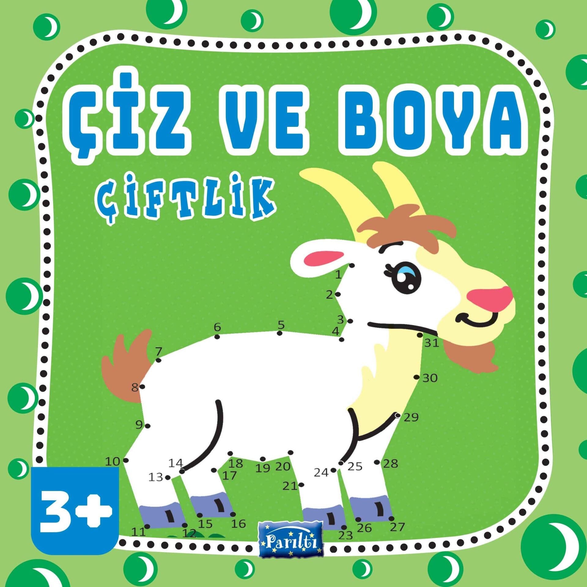 Parıltı Yayıncılık Çiz Ve Boya Çiftlik 3 + Yaş