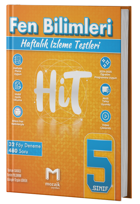 2026 Mozaik Yayınları 5.Sınıf Fen Bilimleri Hit 32'Li Deneme