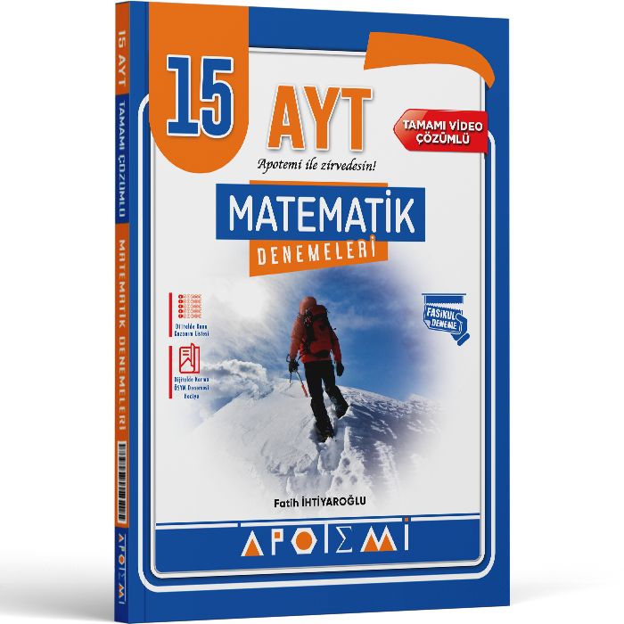 2027 Apotemi Yayınları Ayt Matematik 15 Li Denemeleri