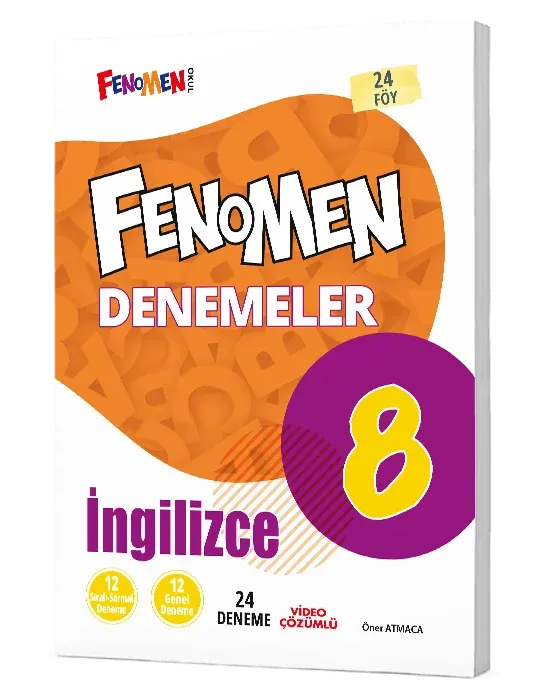 Fenomen 8.Sınıf İngilizce Denemeler (24 Deneme)
