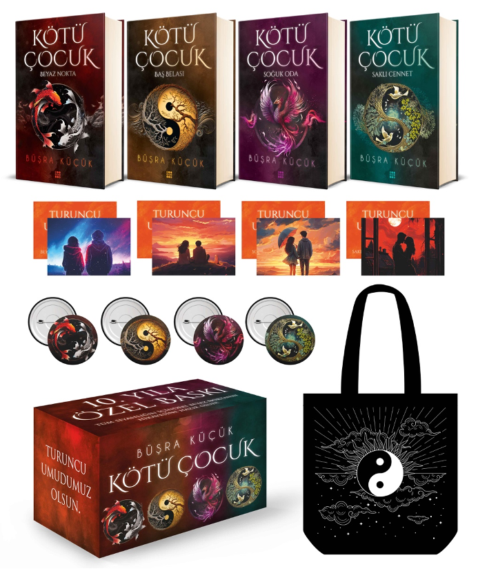 Kötü Çocuk Serisi 4 Kitap Takım (Kutulu Ciltli Set)