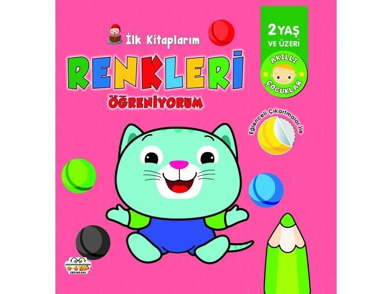 0-6 Yaş Yayınları İlk Kitaplarım Renkleri Öğreniyorum 2+Yaş