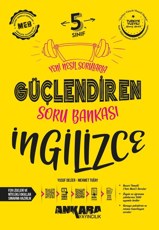 Ankara Yayıncılık 5.Sınıf Güçlendiren İngilizce Soru Bankası 2026