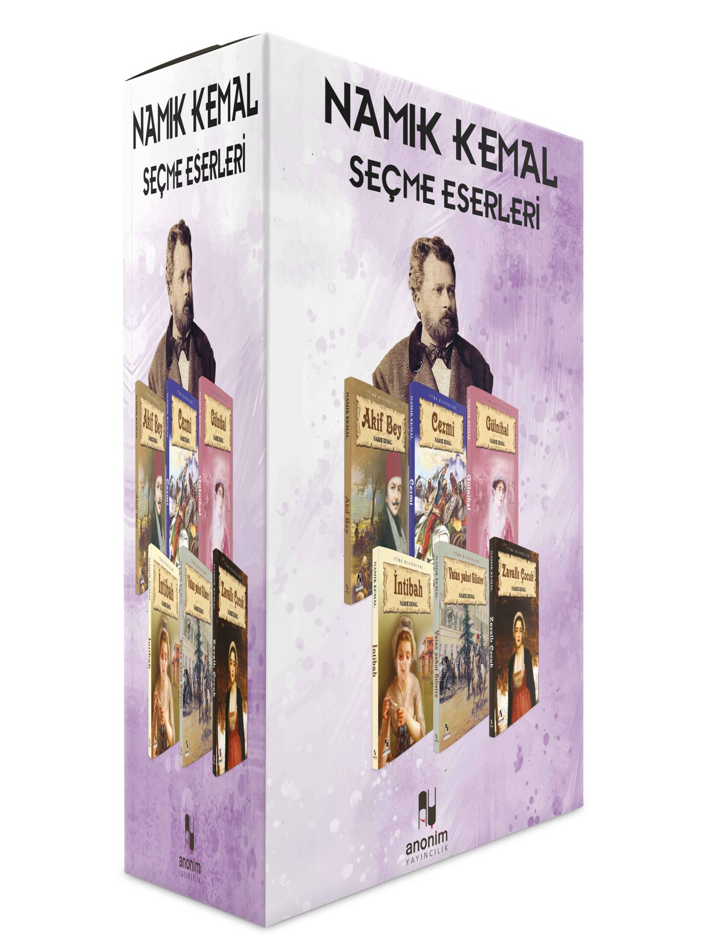 Anonim Yayıncılık Namık Kemal Seçme Eserleri 6 Kitap Kutu