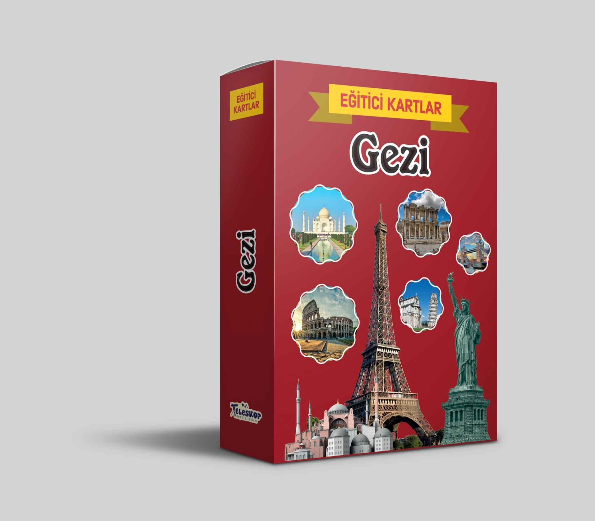 Teleskop Eğitici Kartlar  Gezi