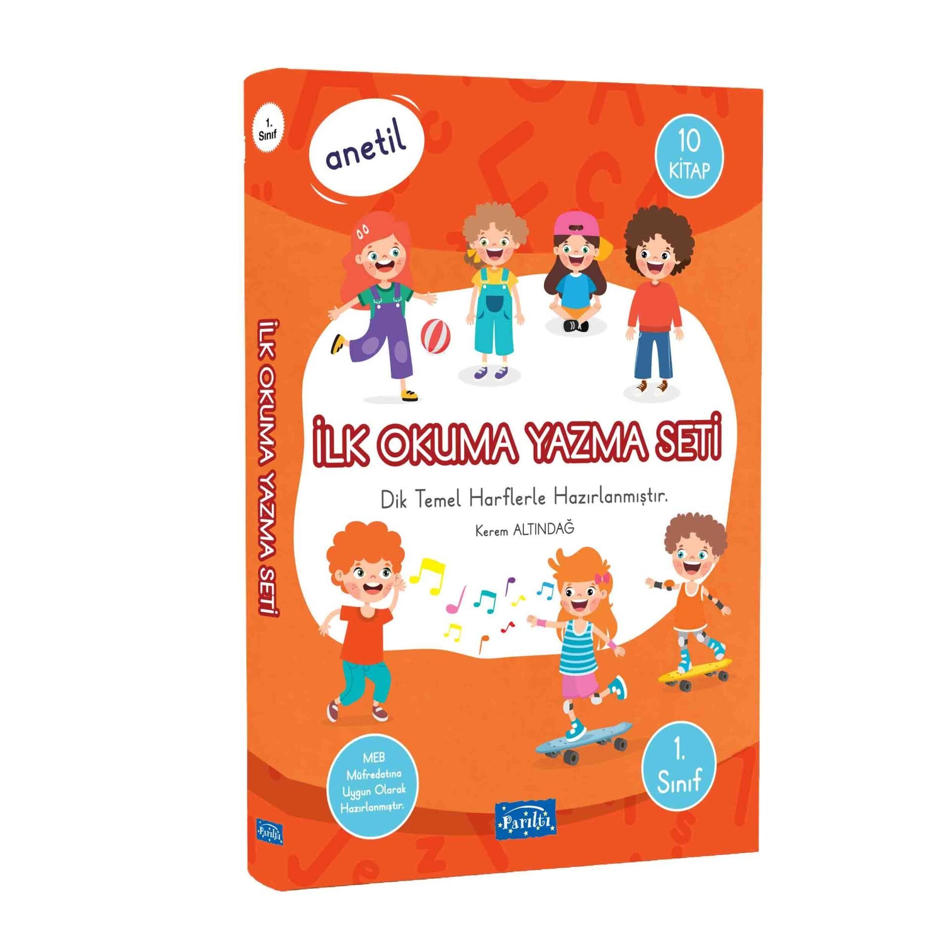 Parıltı Yayınları 1 Sınıf İlk Okuma Yazma Seti  Anetil