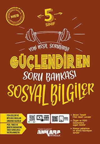 Ankara Yayıncılık 5. Sınıf Güçlendiren Sosyal Bilgiler Soru Bankası 2026