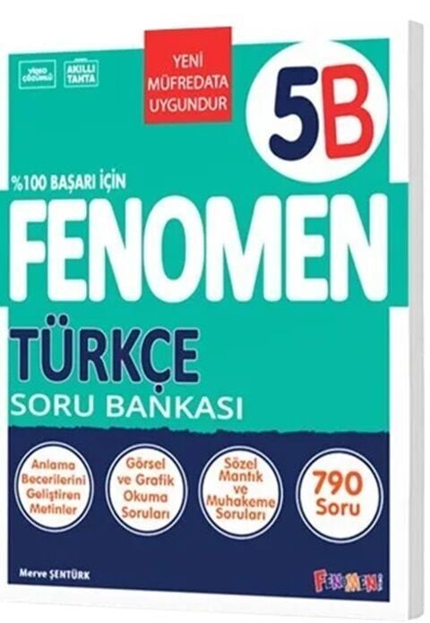 2026 Fenomen Yayıncılık 5.Sınıf Türkçe B Soru Bankası